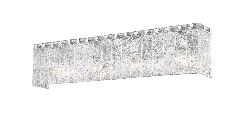 Glacier 4 Light 31.25" Vanity in Chrome