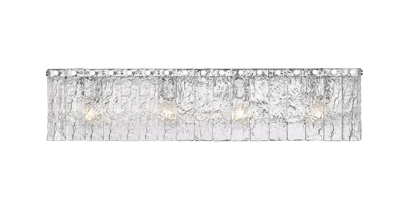 Glacier 4 Light 31.25" Vanity in Chrome