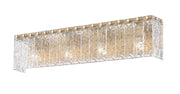 Glacier 4 Light 31.25" Vanity in Modern Gold
