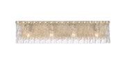 Glacier 4 Light 31.25" Vanity in Modern Gold