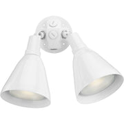Par Lampholder 2-Light 22.5" Outdoor Flood Light in White
