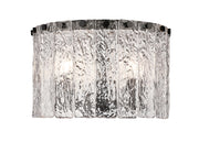 Glacier 3 Light 12.5" Flush Mount in Matte Black