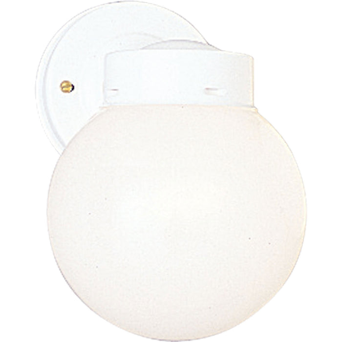 Utility Lantern One Light Wall Lantern in White