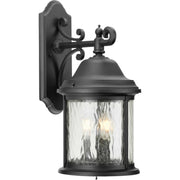 Ashmore 3-Light Large Outdoor Wall Lantern in Textured Black