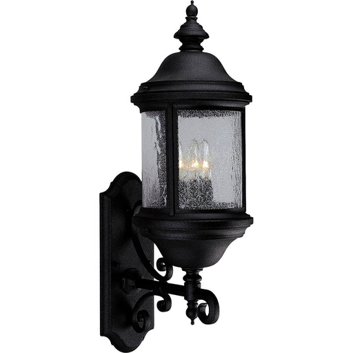 Ashmore 3-Light Extra Large Outdoor Wall Lantern in Textured Black