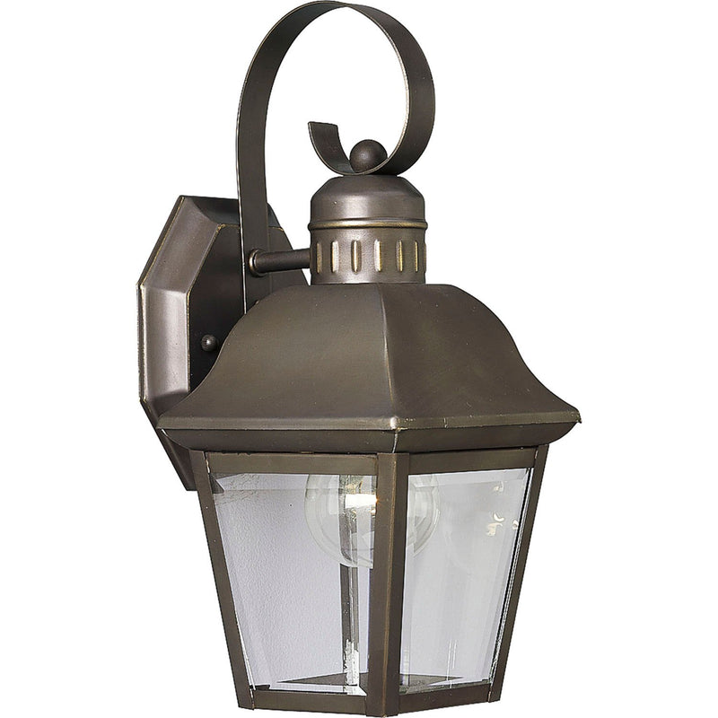 Andover Small Outdoor Wall Lantern in Antique Bronze