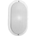 Polycarbonate Outdoor One Light Wall Lantern in White