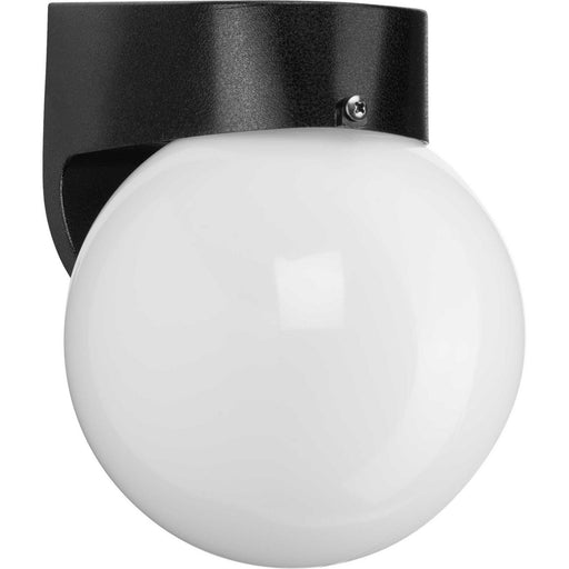 Polycarbonate Outdoor One Light Wall Lantern in Black