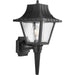 Mansard One Light Wall Lantern in Black