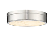 Anders 1 Light 15" Flush Mount in Polished Nickel