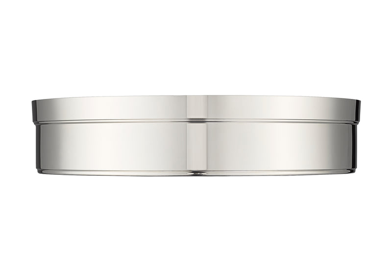 Anders 1 Light 15" Flush Mount in Polished Nickel