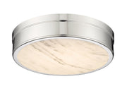 Anders 1 Light 15" Flush Mount in Polished Nickel