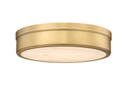 Anders 1 Light 15" Flush Mount in Rubbed Brass