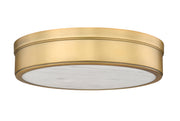Anders 1 Light 15" Flush Mount in Rubbed Brass