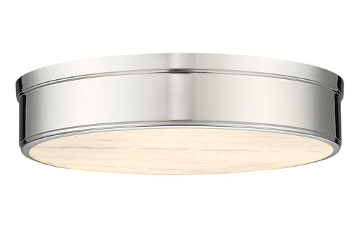 Anders 3 Light 22" Flush Mount in Polished Nickel