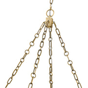 Anders 3 Light 22" Pendant in Rubbed Brass