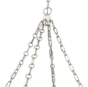 Anders 3 Light 33" Pendant in Polished Nickel