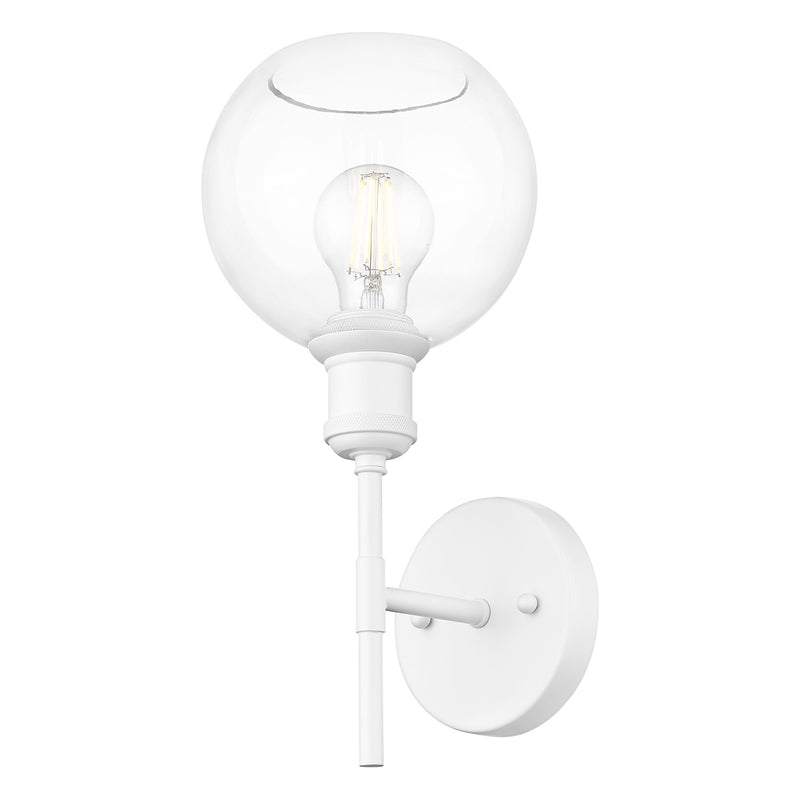 Axel Bath Sconce in Matte White
