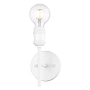 Axel Bath Sconce in Matte White