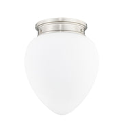 Gideon 1 Light 12.5" Flush Mount in Brushed Nickel