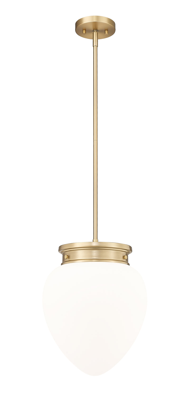 Gideon 1 Light 12.5" Pendant in Modern Gold