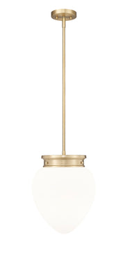 Gideon 1 Light 12.5" Pendant in Modern Gold
