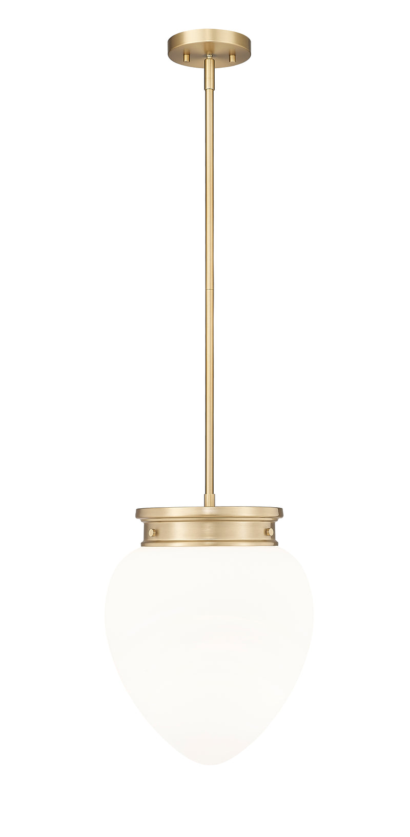 Gideon 1 Light 12.5" Pendant in Modern Gold