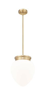 Gideon 1 Light 12.5" Pendant in Modern Gold
