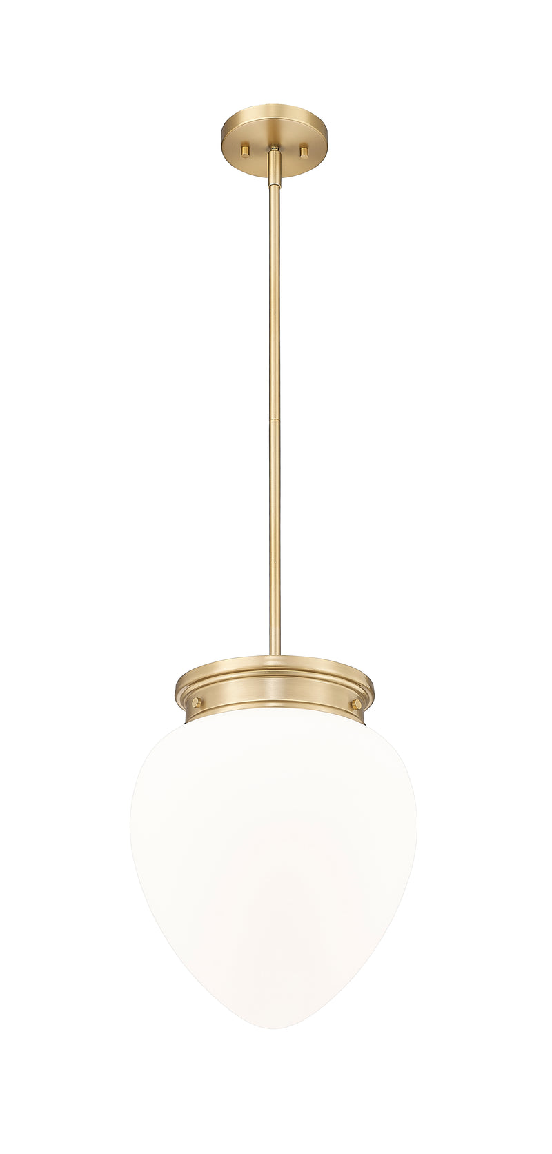 Gideon 1 Light 12.5" Pendant in Modern Gold