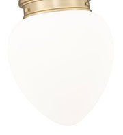 Gideon 1 Light 12.5" Pendant in Modern Gold