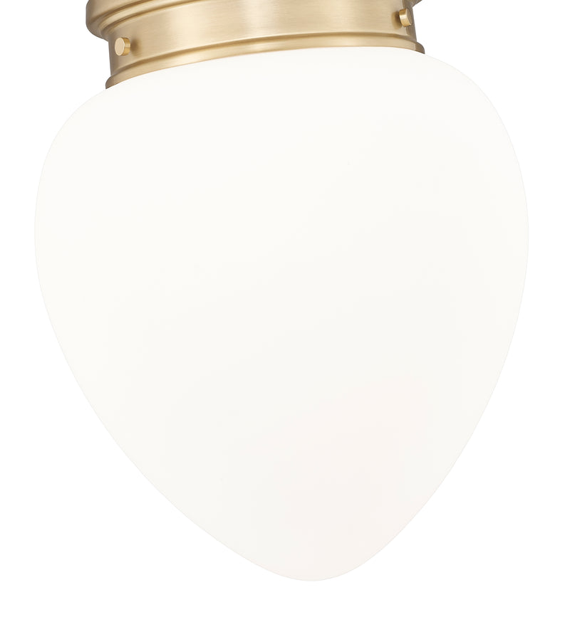 Gideon 1 Light 12.5" Pendant in Modern Gold