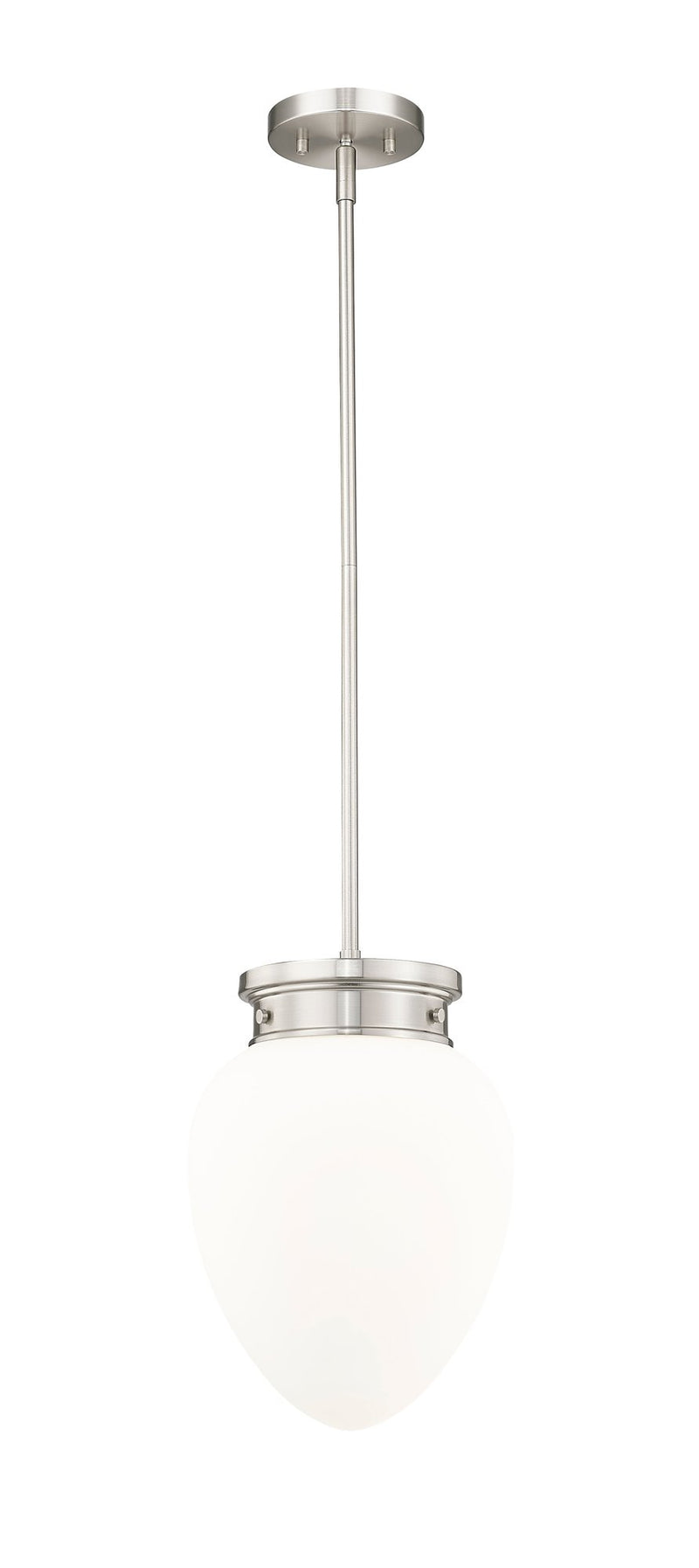 Gideon 1 Light 10" Pendant in Brushed Nickel