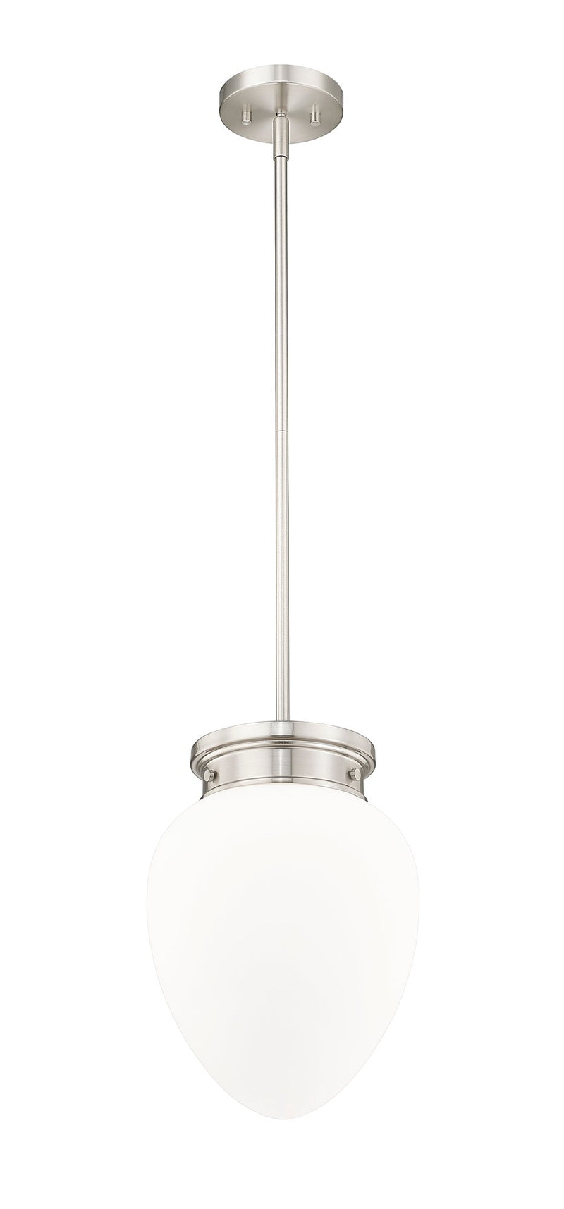 Gideon 1 Light 10" Pendant in Brushed Nickel