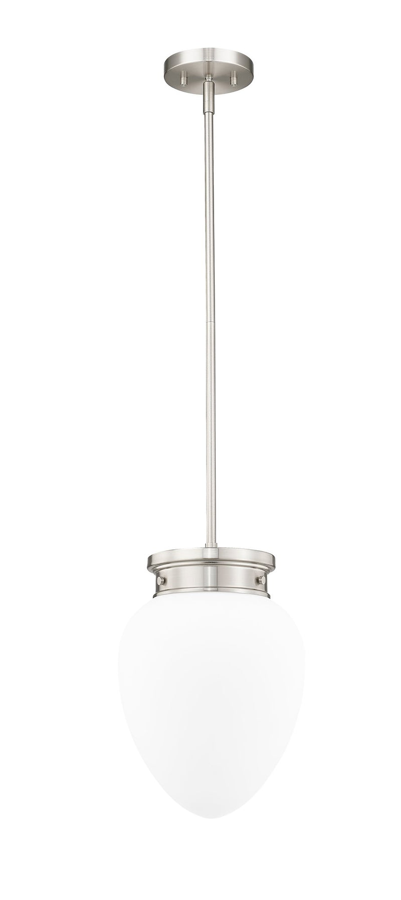 Gideon 1 Light 10" Pendant in Brushed Nickel