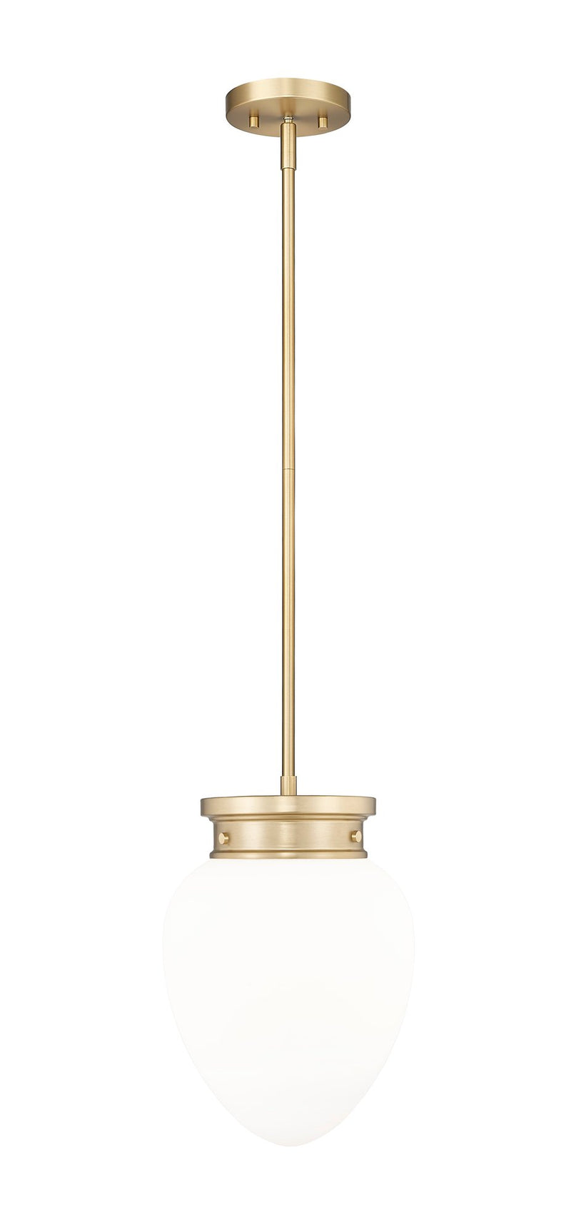 Gideon 1 Light 10" Pendant in Modern Gold
