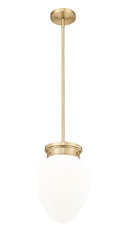 Gideon 1 Light 10" Pendant in Modern Gold