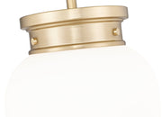 Gideon 1 Light 10" Pendant in Modern Gold