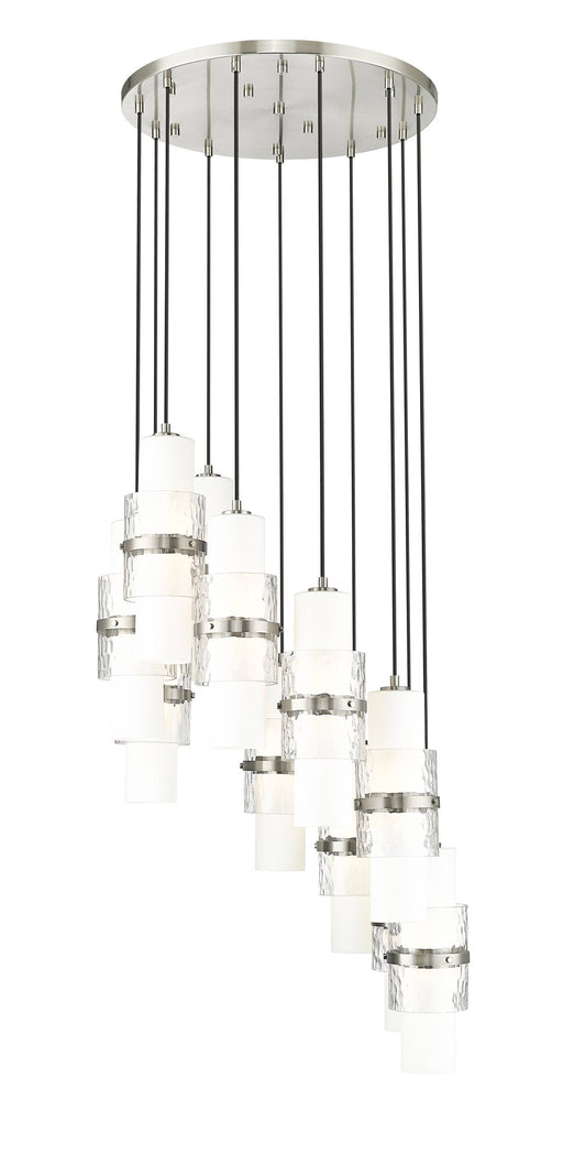 Cayden 11 Light 24" Pendant in Brushed Nickel
