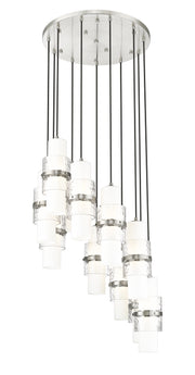 Cayden 11 Light 24" Pendant in Brushed Nickel