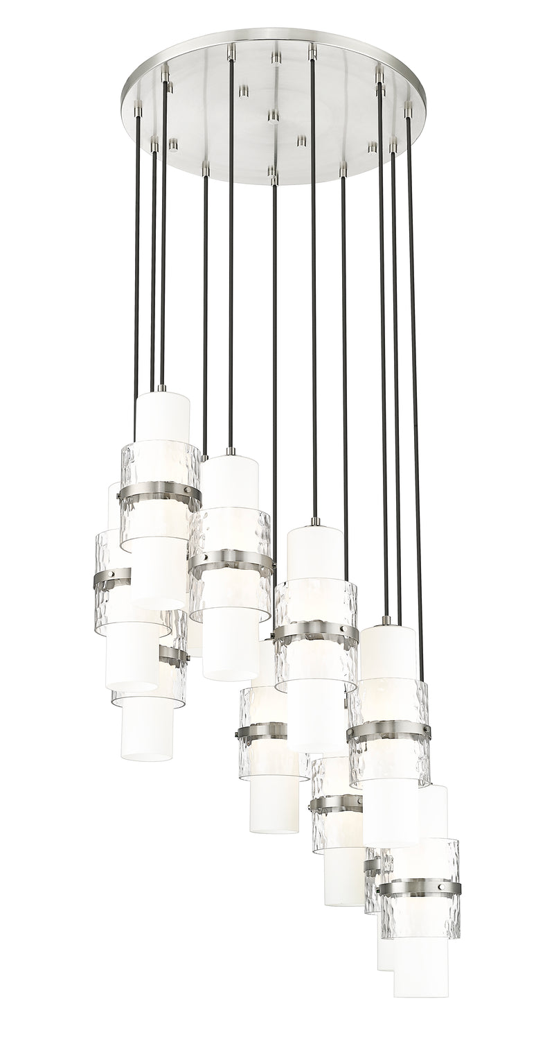 Cayden 11 Light 24" Pendant in Brushed Nickel