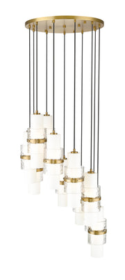 Cayden 11 Light 24" Pendant in Modern Gold