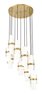Cayden 11 Light 24" Pendant in Modern Gold