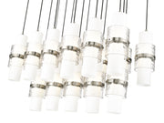 Cayden 17 Light 42" Linear Pendant in Brushed Nickel