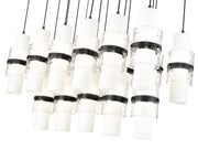 Cayden 17 Light 42" Linear Pendant in Matte Black