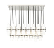 Cayden 23 Light 54" Linear Pendant in Brushed Nickel
