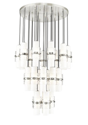 Cayden 27 Light 36" Pendant in Brushed Nickel