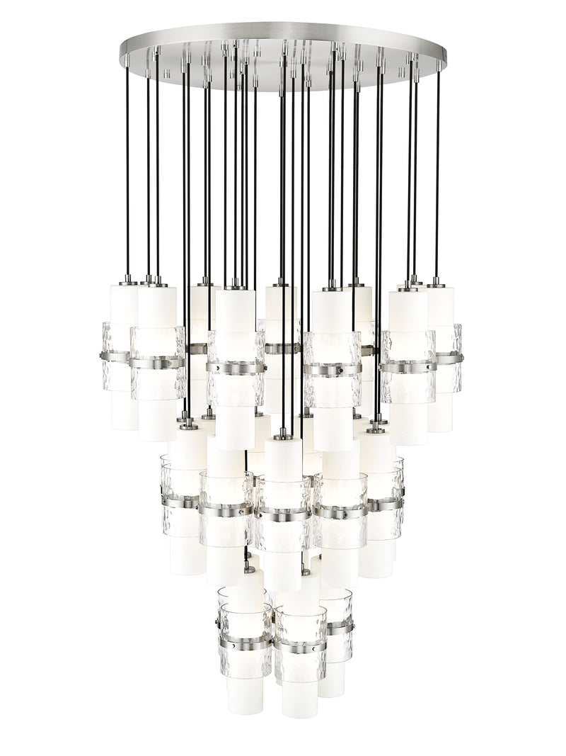Cayden 27 Light 36" Pendant in Brushed Nickel