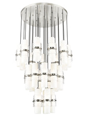 Cayden 27 Light 36" Pendant in Brushed Nickel