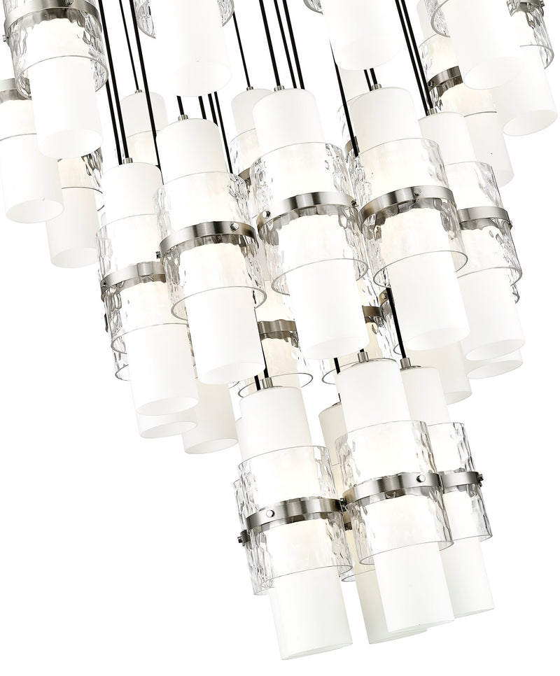 Cayden 27 Light 36" Pendant in Brushed Nickel
