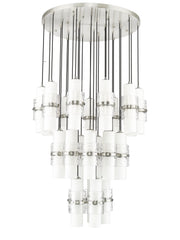 Cayden 27 Light 36" Pendant in Brushed Nickel